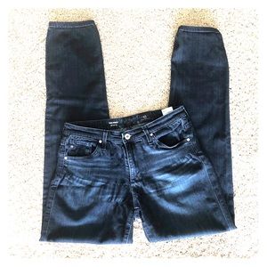 AG “The Prima” Cigarette Jeans in dark wash